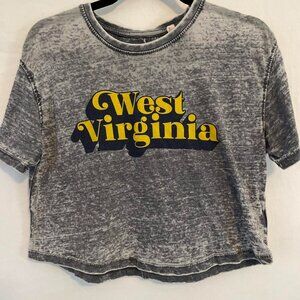 West Virgina Crop Top Women's size small